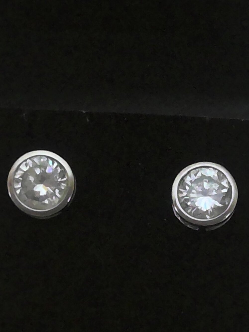 Diamondesque stud earrings